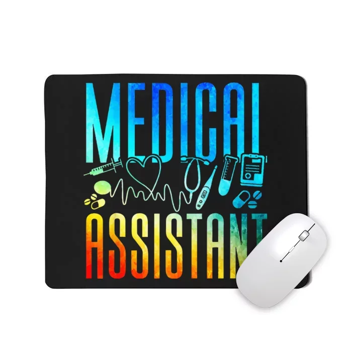 Certified Medical Assistant Watercolor CMA Mousepad