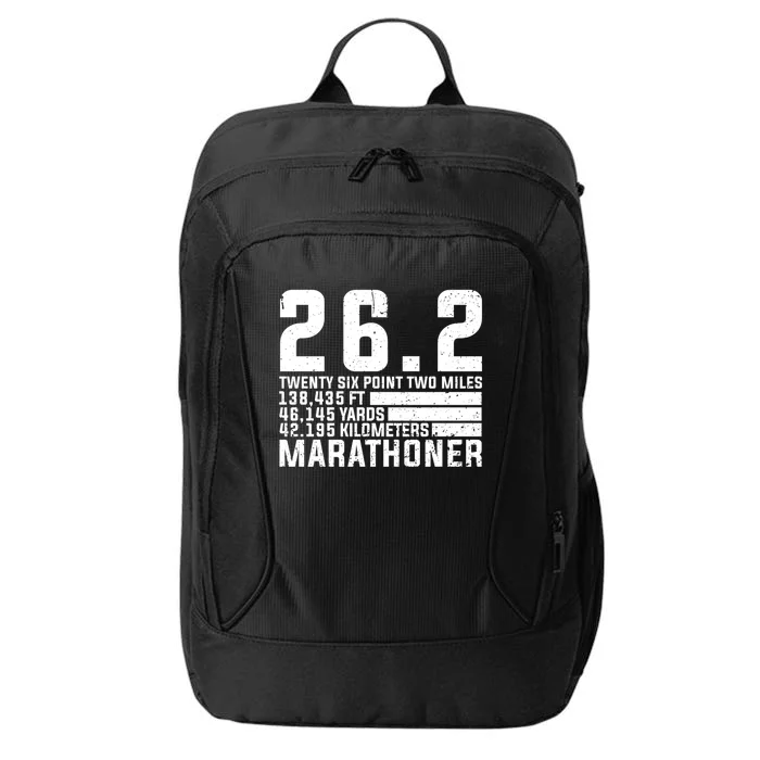 Cool Marathon Art Marathoner Running 26 2 Finisher Cute Gift City Backpack