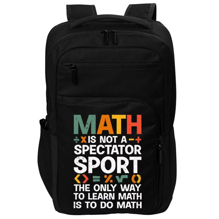 Cool Math Art For Mathematics Number Math Lovers Impact Tech Backpack