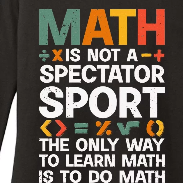 Cool Math Art For Mathematics Number Math Lovers Womens CVC Long Sleeve Shirt