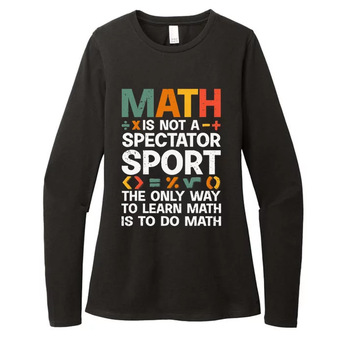 Cool Math Art For Mathematics Number Math Lovers Womens CVC Long Sleeve Shirt