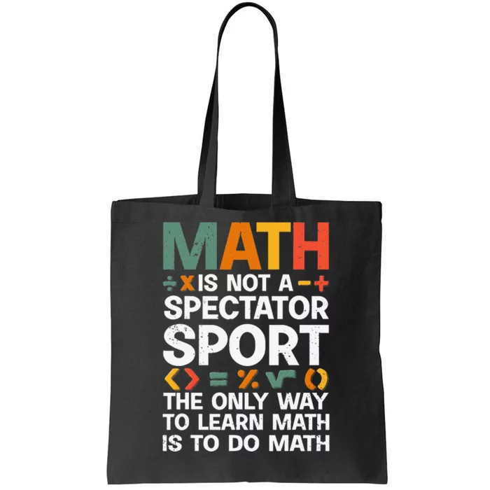 Cool Math Art For Mathematics Number Math Lovers Tote Bag