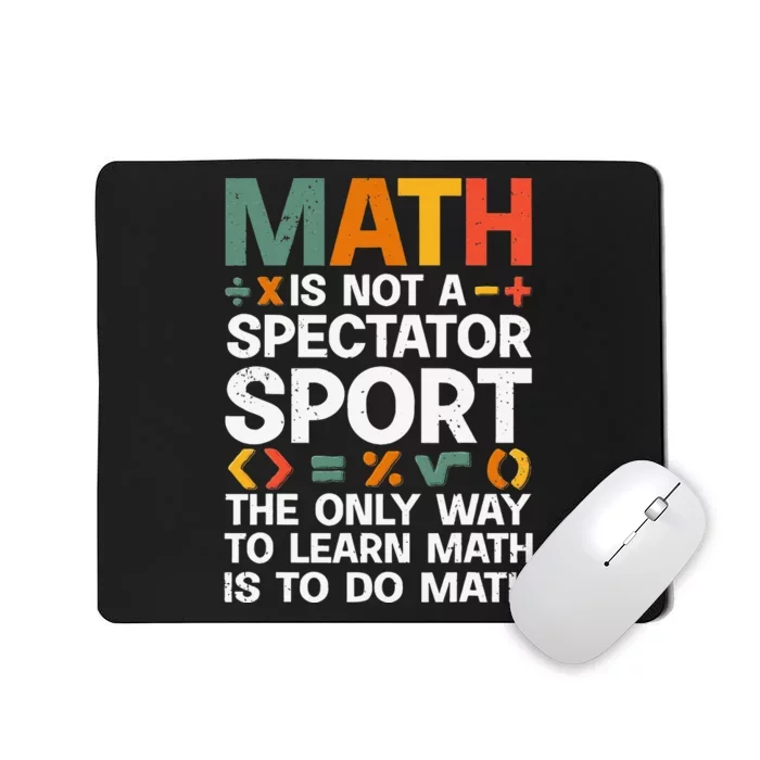 Cool Math Art For Mathematics Number Math Lovers Mousepad