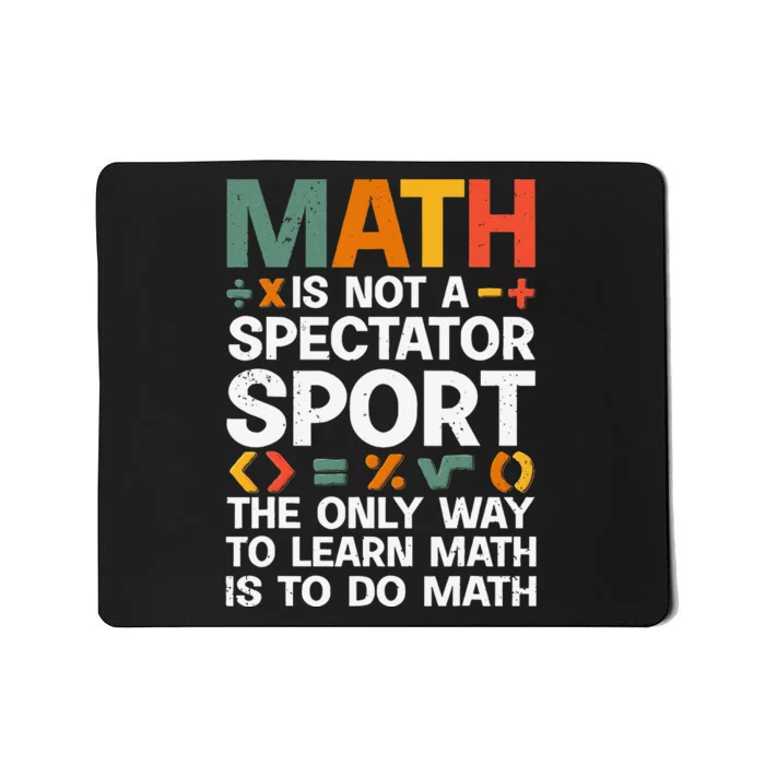 Cool Math Art For Mathematics Number Math Lovers Mousepad