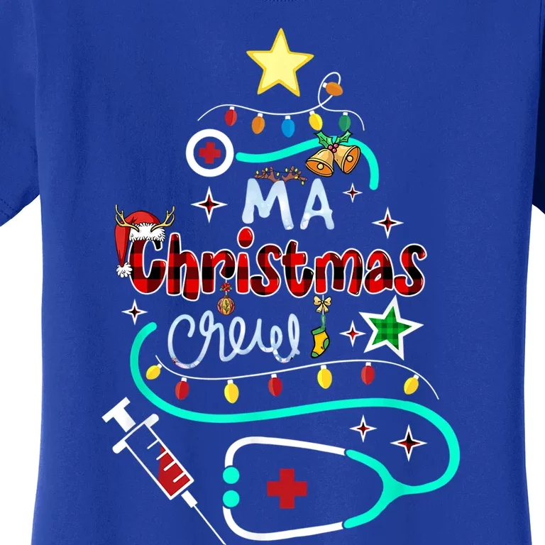 Christmas Medical Assistants Ma Nurse Healthcare Workers Meaningful Gift Women's T-Shirt