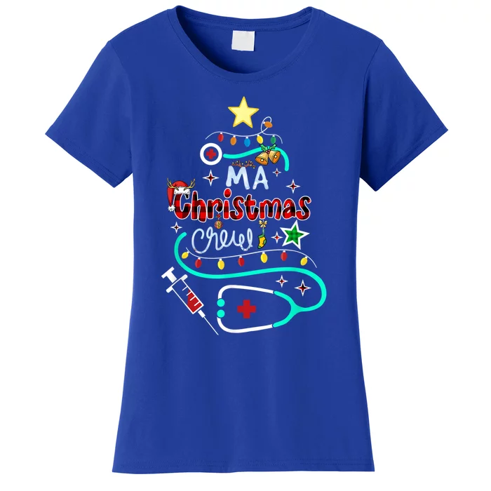 Christmas Medical Assistants Ma Nurse Healthcare Workers Meaningful Gift Women's T-Shirt