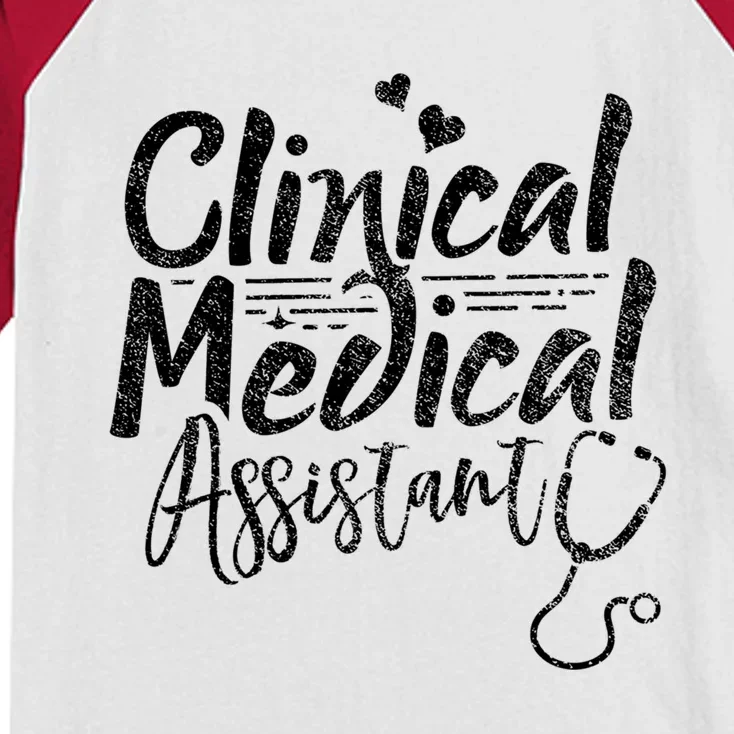 Clinical Medical Assistant Healthcare Technical Nurse Gift Kids Colorblock Raglan Jersey