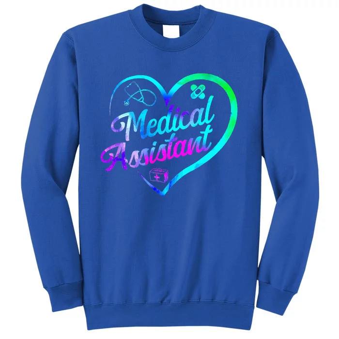 Certified Medical Assistant Watercolor Heart CMA Sweatshirt