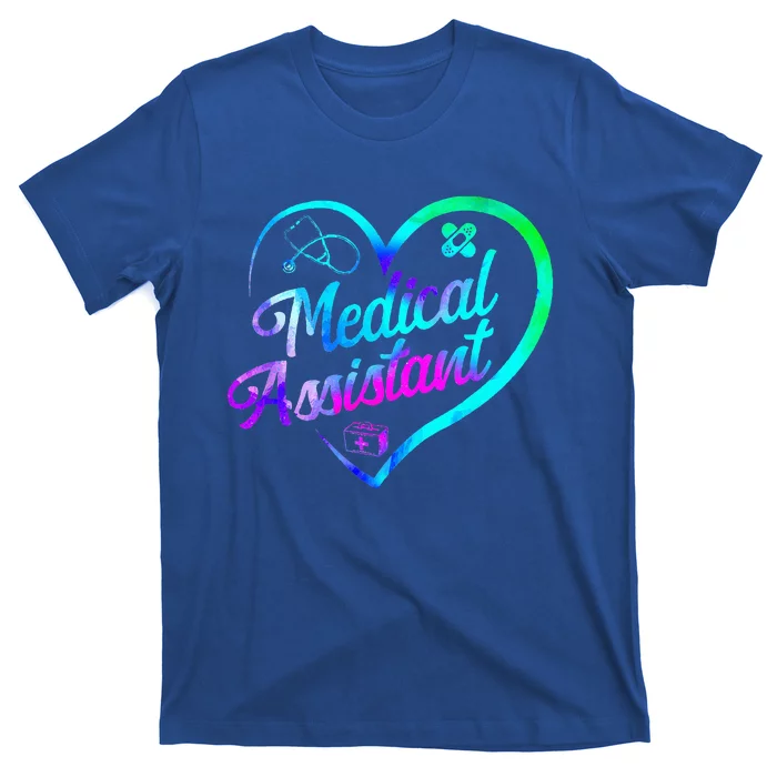 Certified Medical Assistant Watercolor Heart CMA T-Shirt