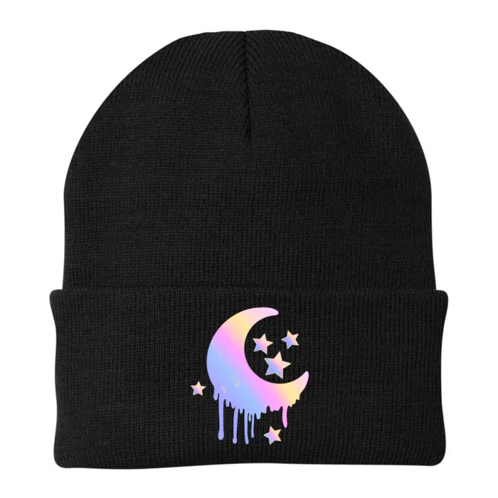 Colorful Moon And Stars Space Knit Cap Winter Beanie