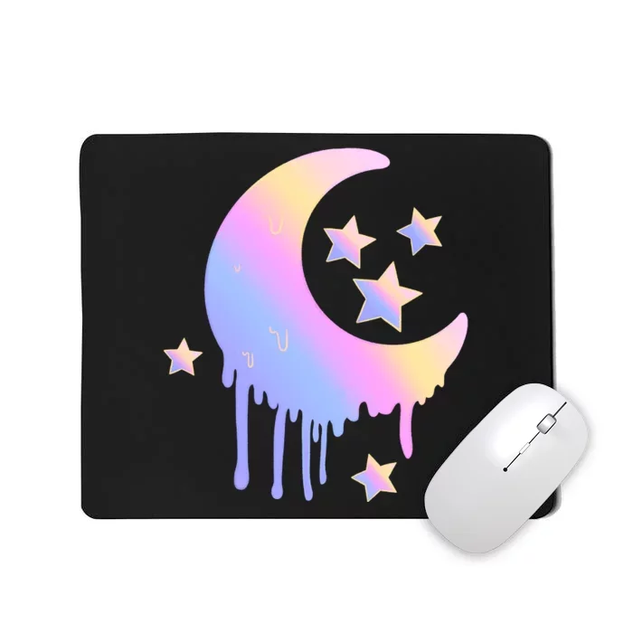 Colorful Moon And Stars Space Mousepad