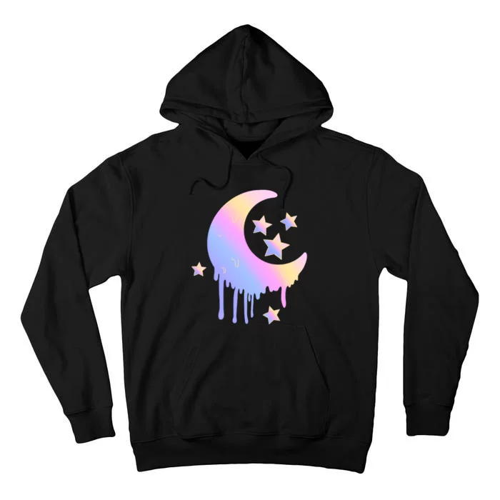 Colorful Moon And Stars Space Tall Hoodie