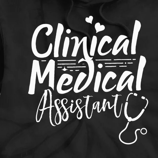 Clinical Medical Assistant Healthcare Technical Nurse Tie Dye Hoodie