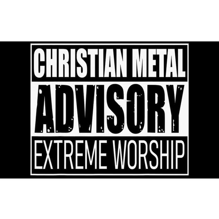 Christian Metal Advisory Extreme Worship Bumper Sticker