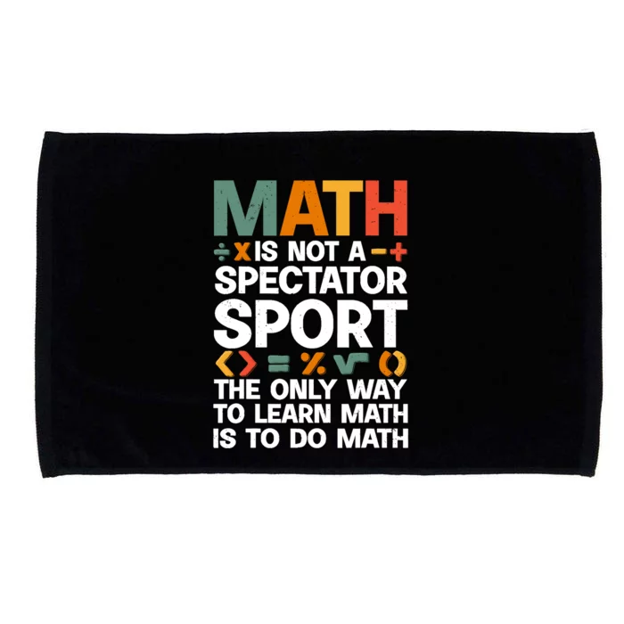 Cool Math Art For Wo Mathematics Number Math Lovers Microfiber Hand Towel