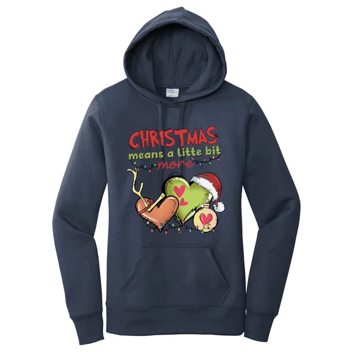 Christmas Means A Little Bit More Matching Family Christmas Gift Women's Pullover Hoodie