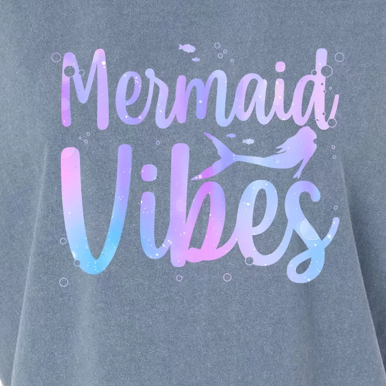 Cute Mermaid Art For Women Girl Sea Creature Mermaid Lover Garment-Dyed Women's Muscle Tee