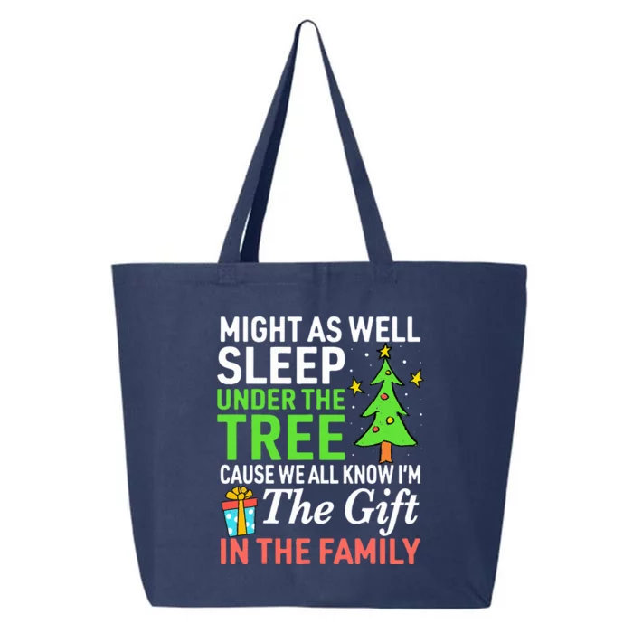 Christmas Might As Well Sleep Under the Tree 25L Jumbo Tote