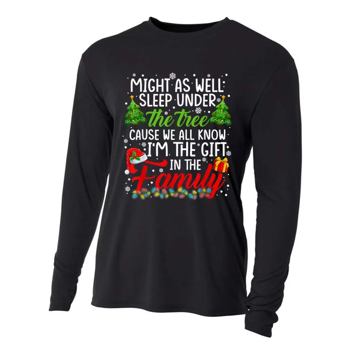 Christmas Might As Well Sleep Under The Tree Cooling Performance Long Sleeve Crew