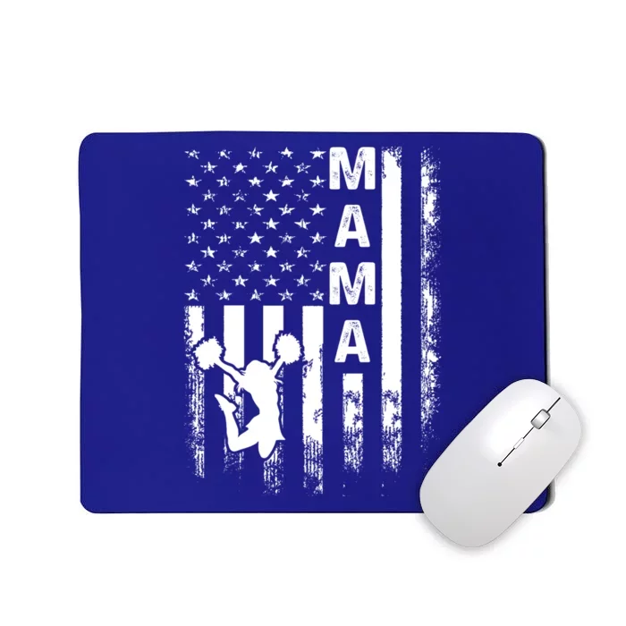 Cheer Mama American Flag Cheerleading Cheerleader Cute Gift Mousepad