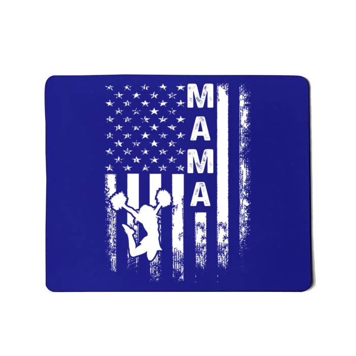 Cheer Mama American Flag Cheerleading Cheerleader Cute Gift Mousepad