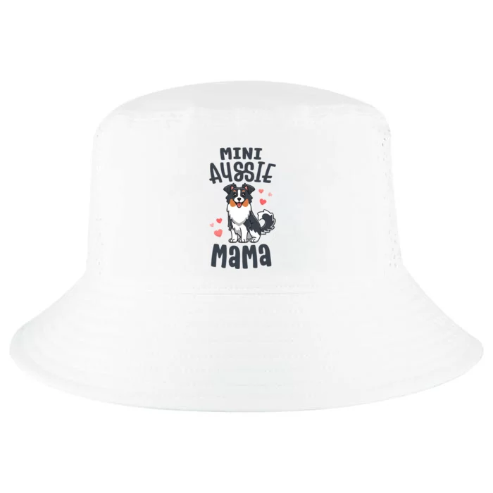 Cute Mini Aussie Mama Gift For Any Dog Lover Cool Comfort Performance Bucket Hat