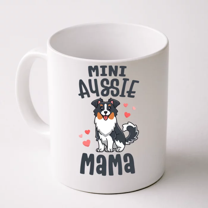 Cute Mini Aussie Mama Gift For Any Dog Lover Front & Back Coffee Mug