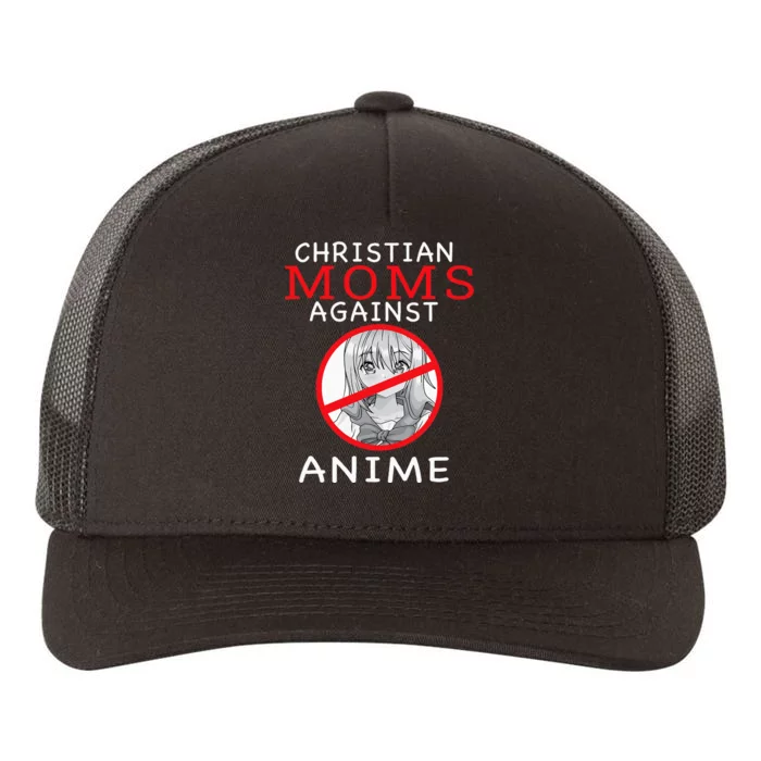 Christian Moms Against Anime Yupoong Adult 5-Panel Trucker Hat