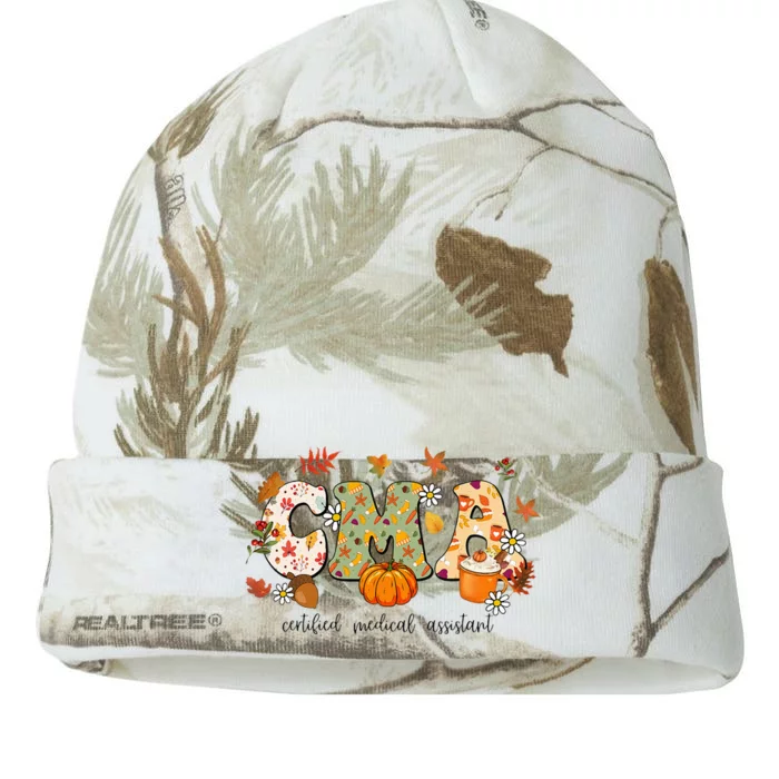 Certified Medical Assistant Autumn Fall Season Thanksgiving Kati - 12in Camo Beanie