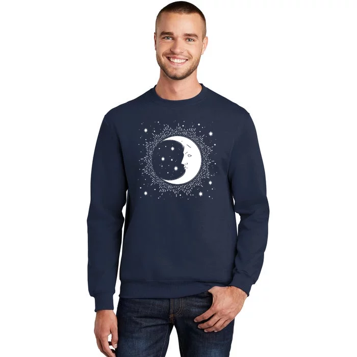 Crescent Moon And Stars Sweatshirt