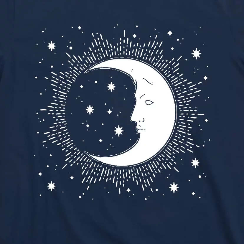 Crescent Moon And Stars T-Shirt