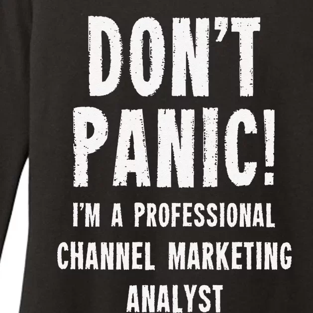 Channel Marketing Analyst Womens CVC Long Sleeve Shirt