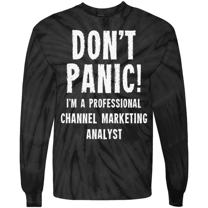 Channel Marketing Analyst Tie-Dye Long Sleeve Shirt