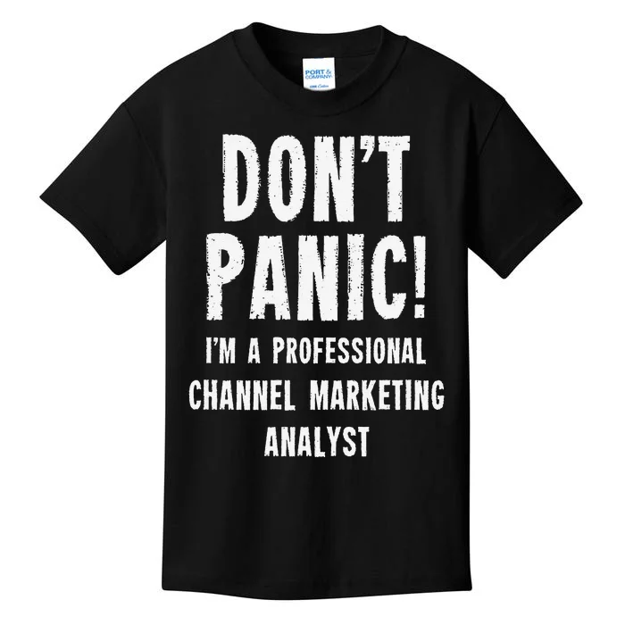 Channel Marketing Analyst Kids T-Shirt