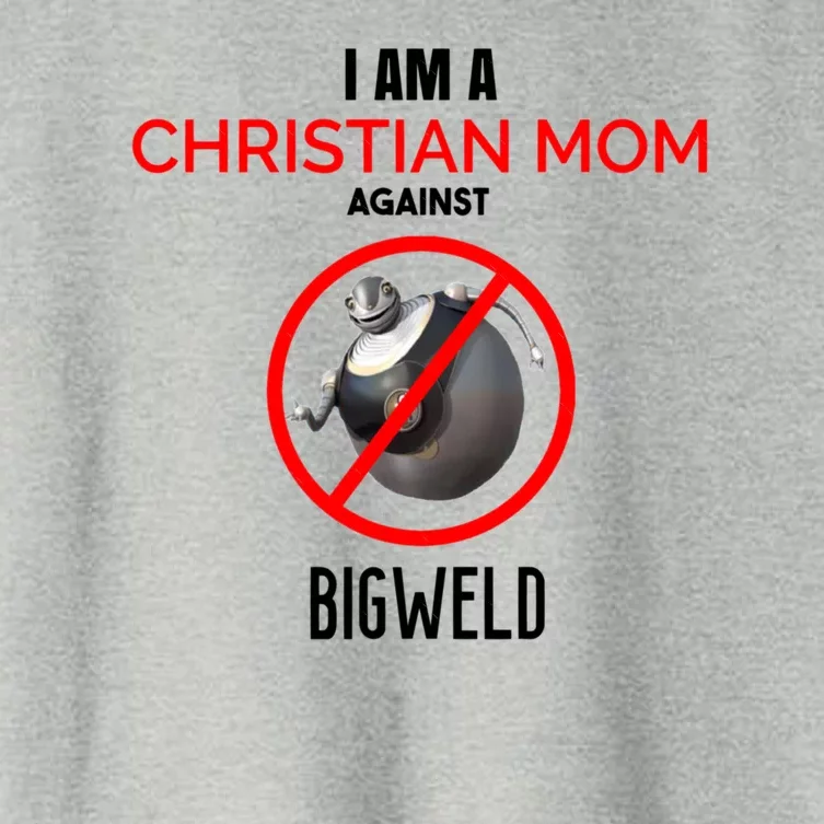 Christian Mom Against Bigweld Women's Crop Top Tee