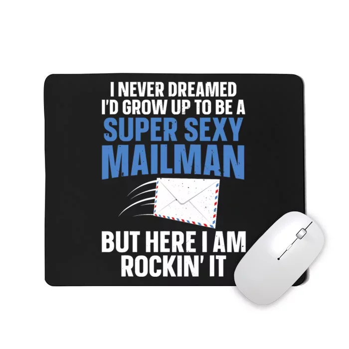 Cool Mailman Art For Postal Worker Post Office Mail Mousepad