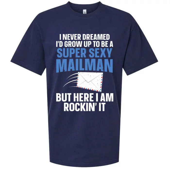 Cool Mailman Art For Postal Worker Post Office Mail Sueded Cloud Jersey T-Shirt