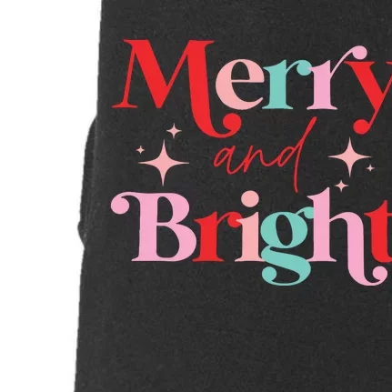 Christmas Merry And Bright Doggie 3-End Fleece Hoodie