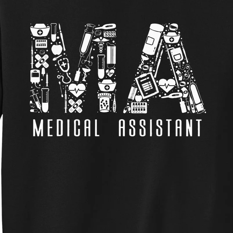 Certified Medical Assistant Cma Tall Sweatshirt