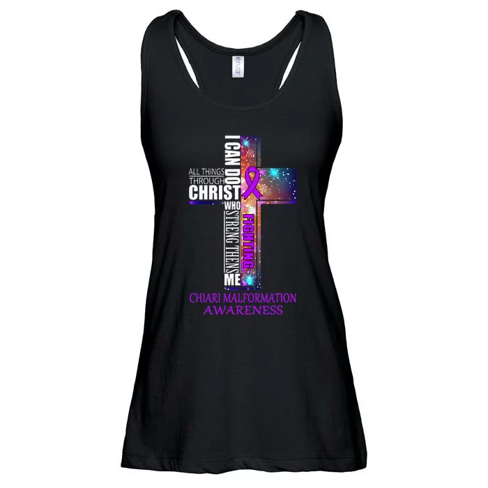 Chiari Malformation Awareness Christmas Gift Ladies Essential Flowy Tank