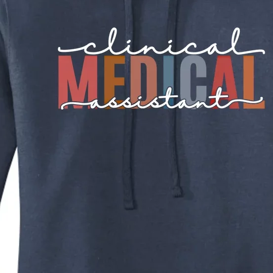 Clinical Medical Assistant Cute Gift Women's Pullover Hoodie