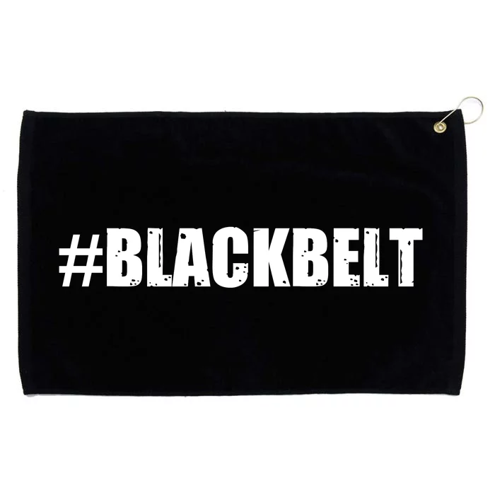 Cool Martial Arts Gift Karate Black Belt Gift Grommeted Golf Towel