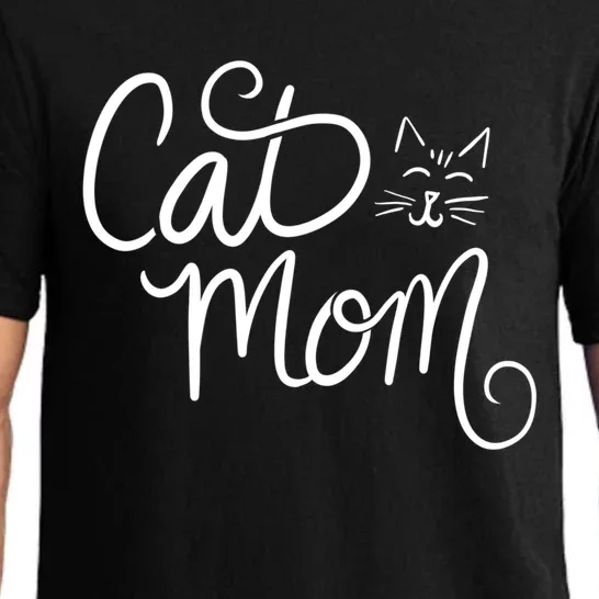 Cat Mom Art Crazy Cat Lady Funny Gift Fun Gift Pajama Set