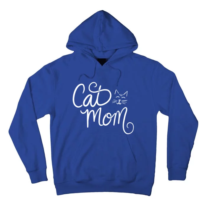 Cat Mom Art Crazy Cat Lady Funny Gift Fun Gift Tall Hoodie