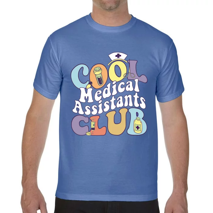 Cool Medical Assistants Club Registered Nurse Squad Groovy Meaningful Gift Comfort Colors T-Shirt