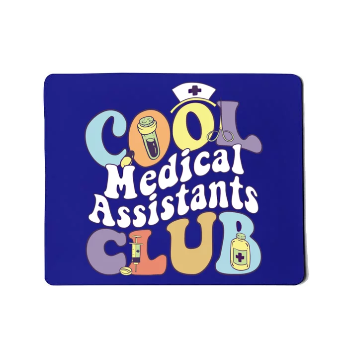 Cool Medical Assistants Club Registered Nurse Squad Groovy Meaningful Gift Mousepad