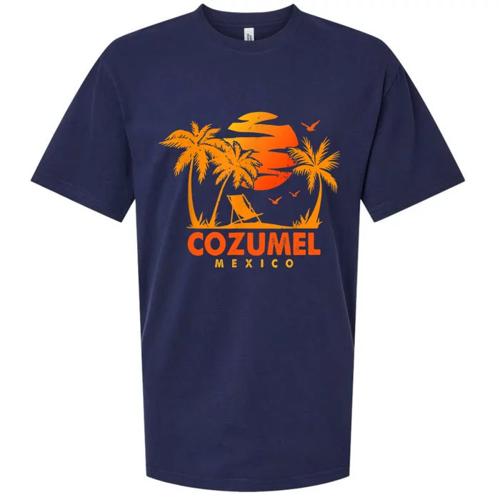 COZUMEL Mexico Beach Vacation Spring Break Honeymoon Vintage Sueded Cloud Jersey T-Shirt