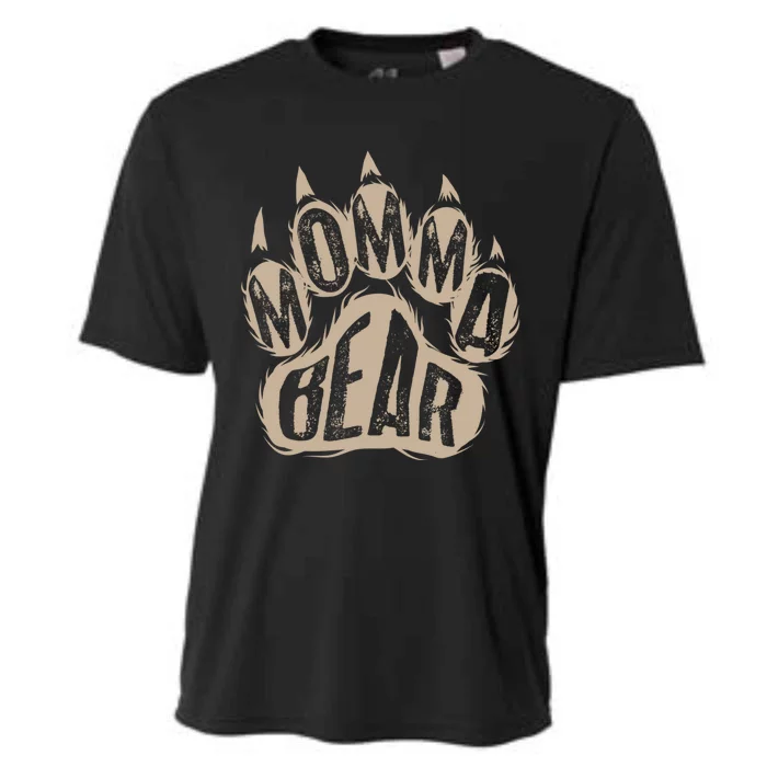 Cool Momma Bear Funny Wild Animal Lover Mothers Day Gift Cooling Performance Crew T-Shirt