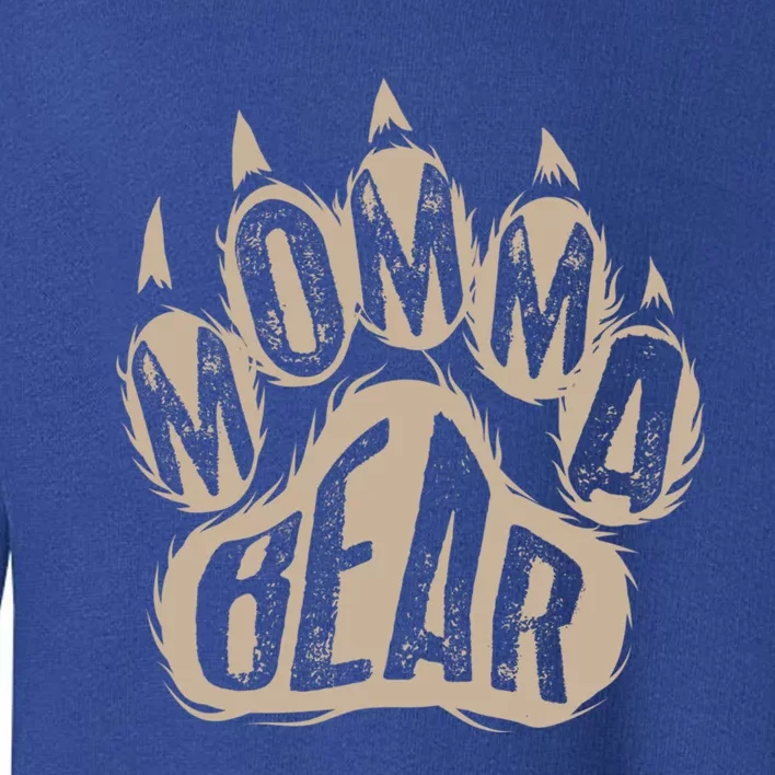 Cool Momma Bear Funny Wild Animal Lover Mothers Day Gift Toddler Sweatshirt