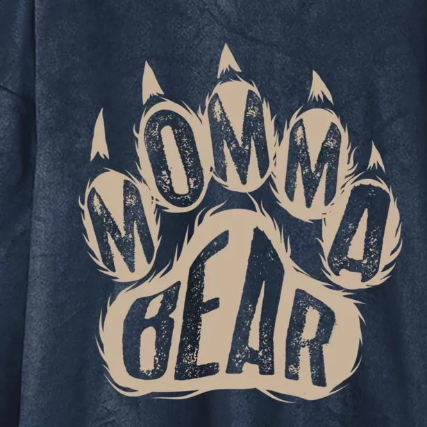 Cool Momma Bear Funny Wild Animal Lover Mothers Day Gift Hooded Wearable Blanket